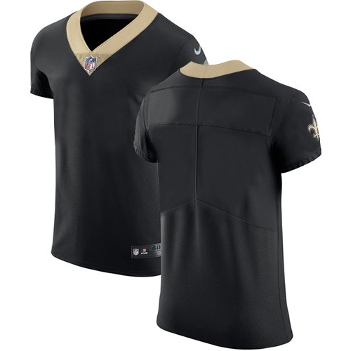 Nike Saints Blank Black Team Color Men's Stitched NFL Vapor Untouchable Elite Jersey